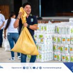 🤝 Entrega de alimentos en nuestra cabecera municipal.