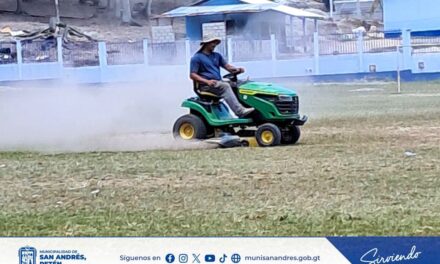 Chapeo y limpieza en espacios de recreación.