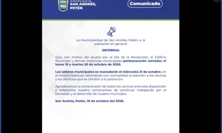Agradecemos tomar las consideraciones. Se atenderá normal el día miércoles 21 de octubre.