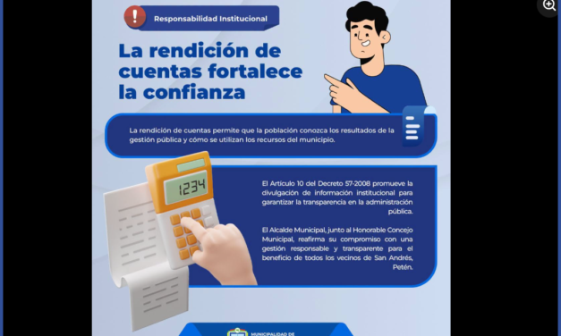 🤝 La rendición de cuentas fortalece la confianza