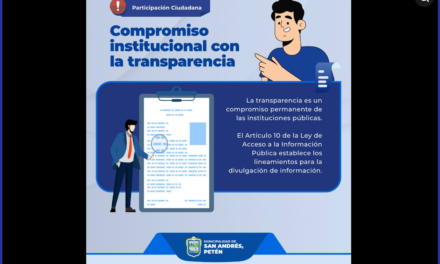 📢COMPROMISO INSTITUCIONAL CON LA TRANSPARENCIA.