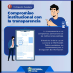 📢 COMPROMISO INSTITUCIONAL CON LA TRANSPARENCIA