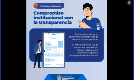 📢 COMPROMISO INSTITUCIONAL CON LA TRANSPARENCIA