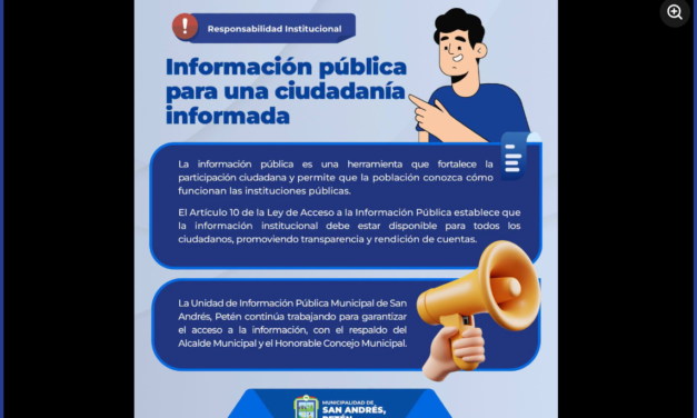 📢 ¡INFORMACIÓN PÚBLICA PARA UNA CIUDADANÍA INFORMADA!