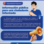 📢 INFORMACIÓN PÚBLICA PARA UNA CIUDADANÍA INFORMADA