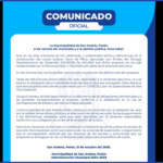 COMUNICADO OFICIAL 📢