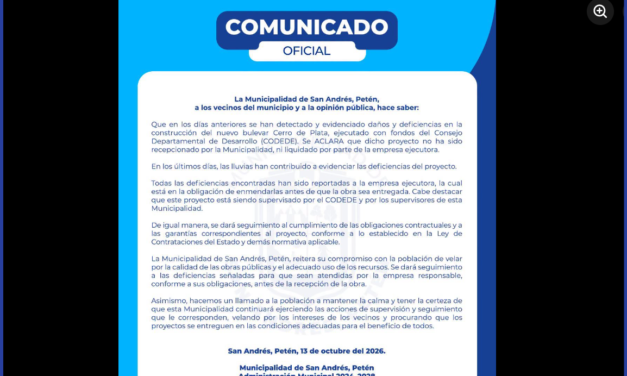 COMUNICADO OFICIAL 📢
