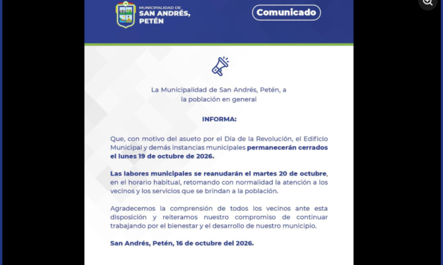 COMUNICADO OFICIAL